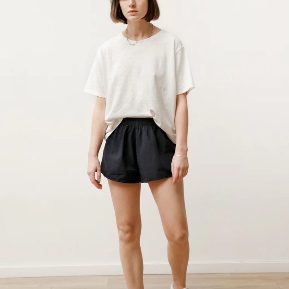 NWT PRIORY Running Short in Nylon Black​​​